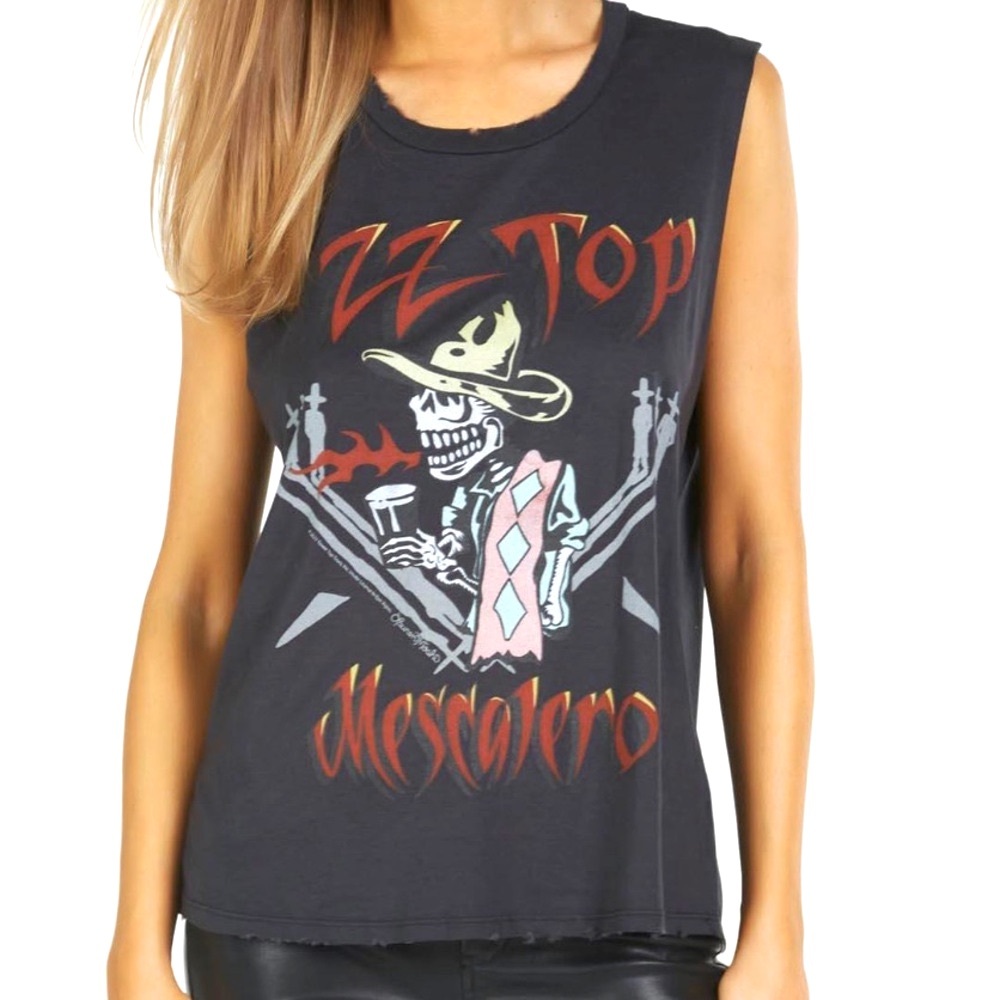 New Lauren Moshi ZZ Top Mescalero Tank